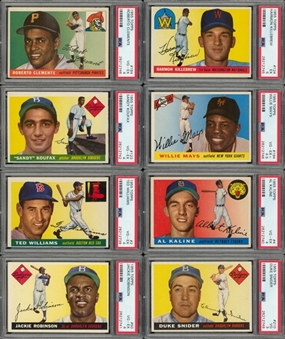 1955 Topps Baseball Complete Set (206)